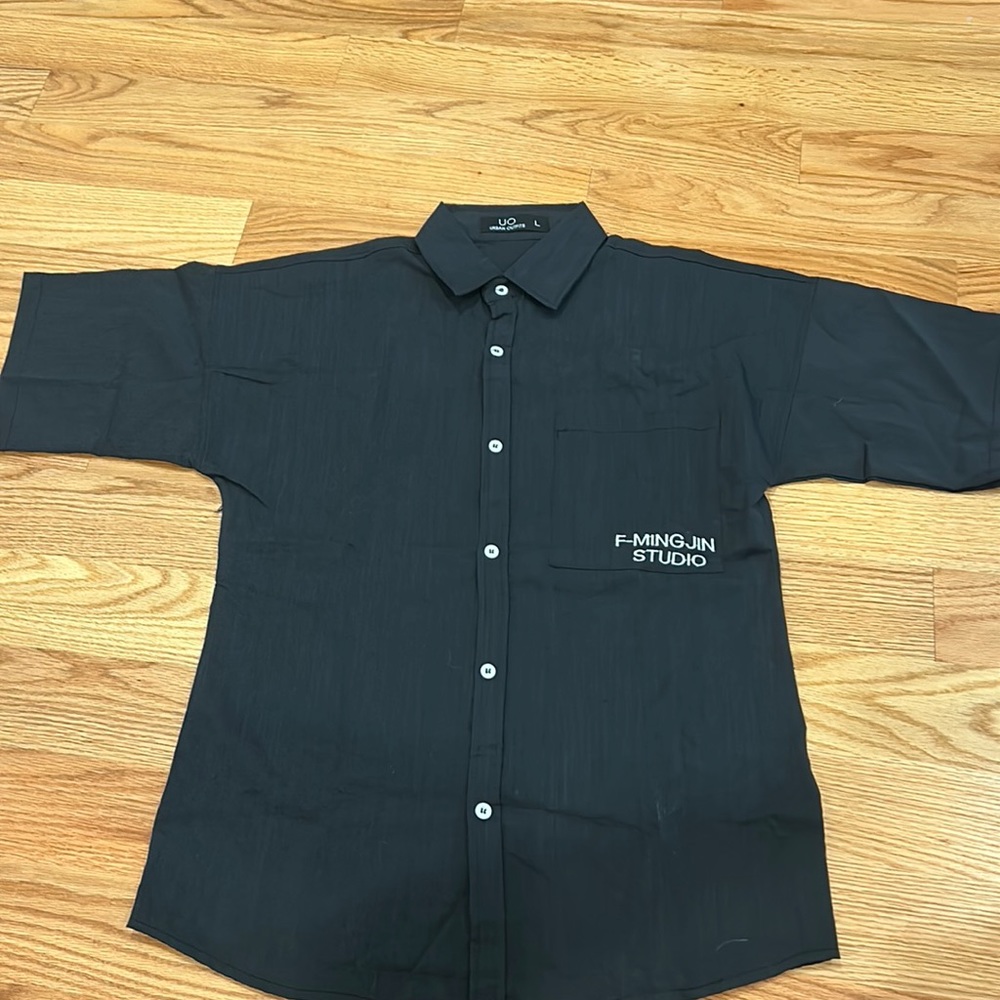 Oversized button up